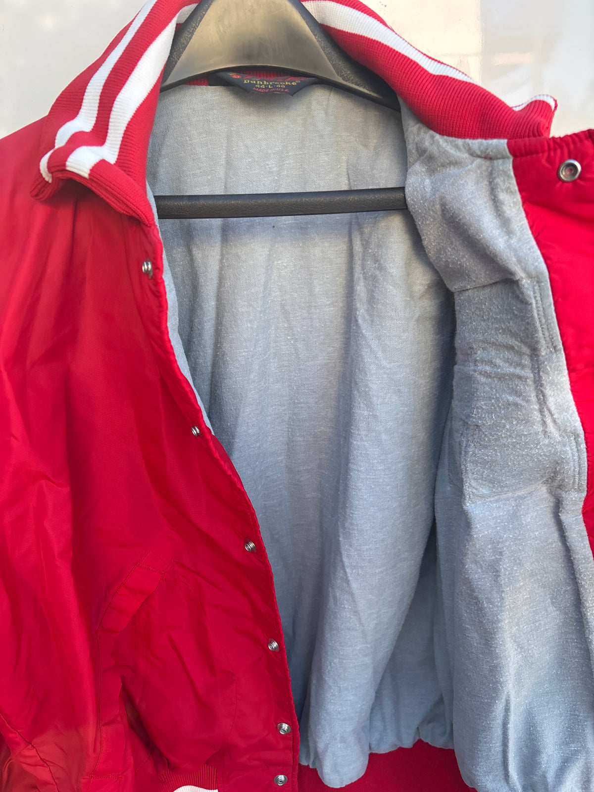 VTG 1984 Lakeshore 75 lbs Undefeated District Champs size 44-46 L Jacket