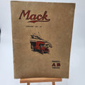 1929 Mack Model AB Truck Catalog 17 w/ Factory Letter & Badin NC Receipt Stamp