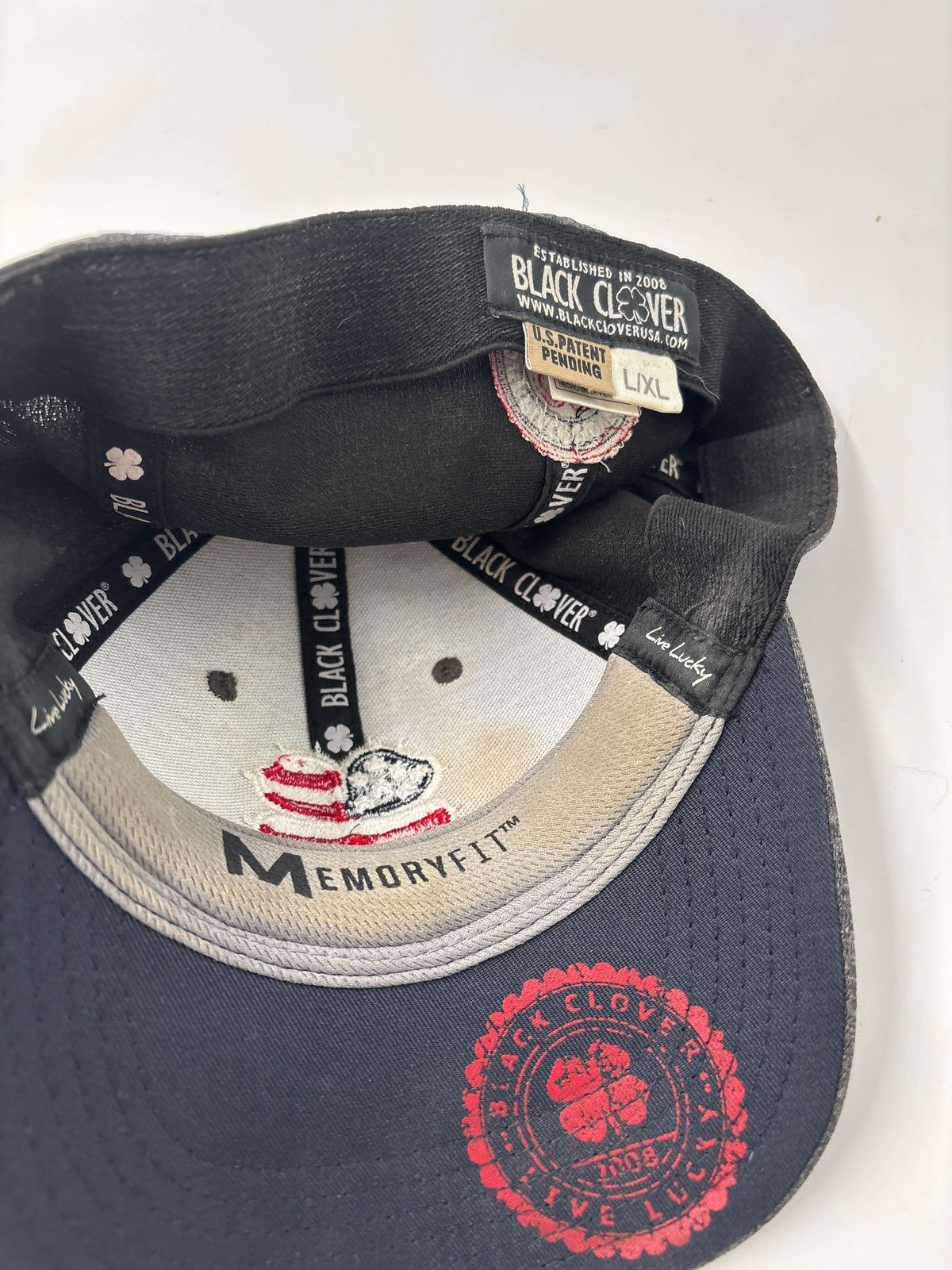 3 Black Clover L/XL Fitted Hats