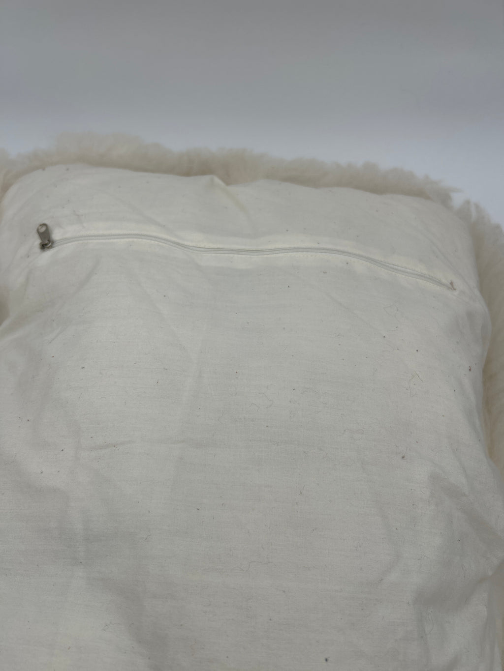 Vintage Llama Alpaca Connection Fur Pillow Penguin (Lumbar 16x23 Peru)