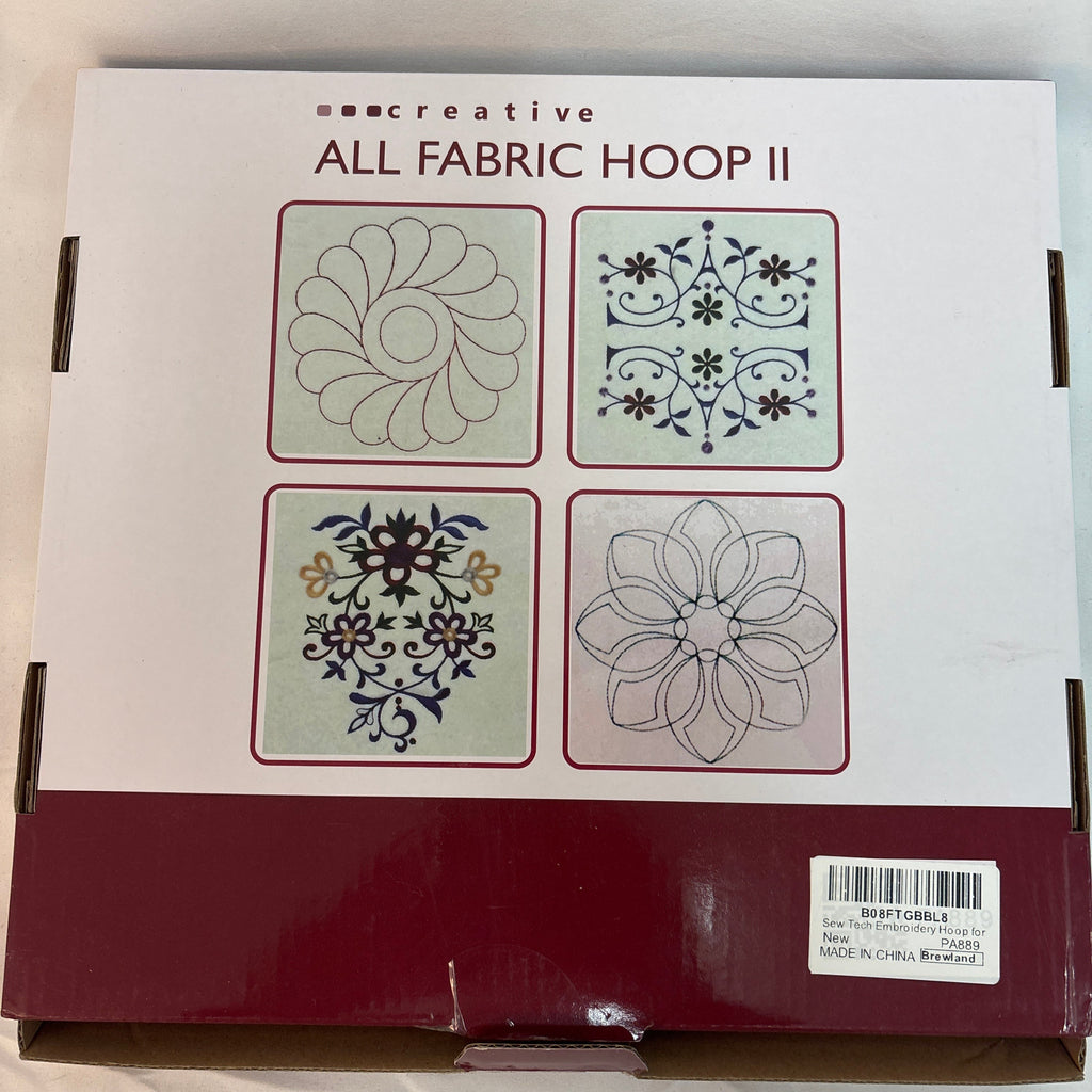 Pfaff Creative All Fabric II Hoop Embroidery 150mm x 150mm new