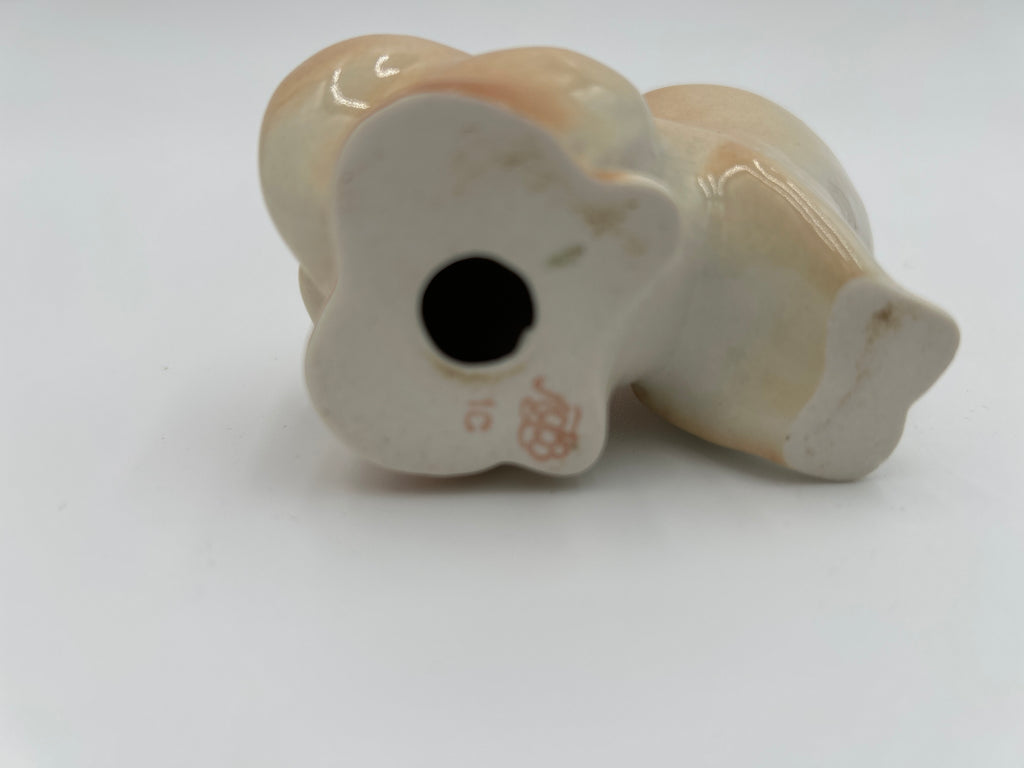 Vintage Lomonosov Russian Porcelain Pomeranian Dwarf Spitz Dog Figurine LFZ