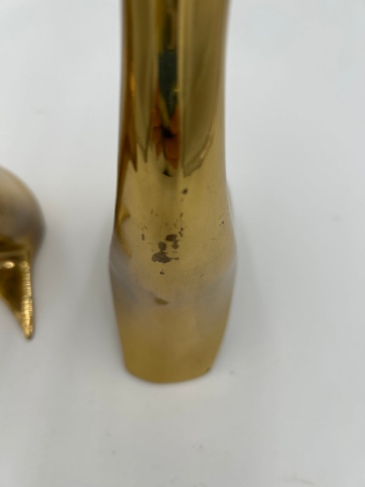 Vintage Brass Mid Century Modern Abstract Sea Lion Set MCM VTG