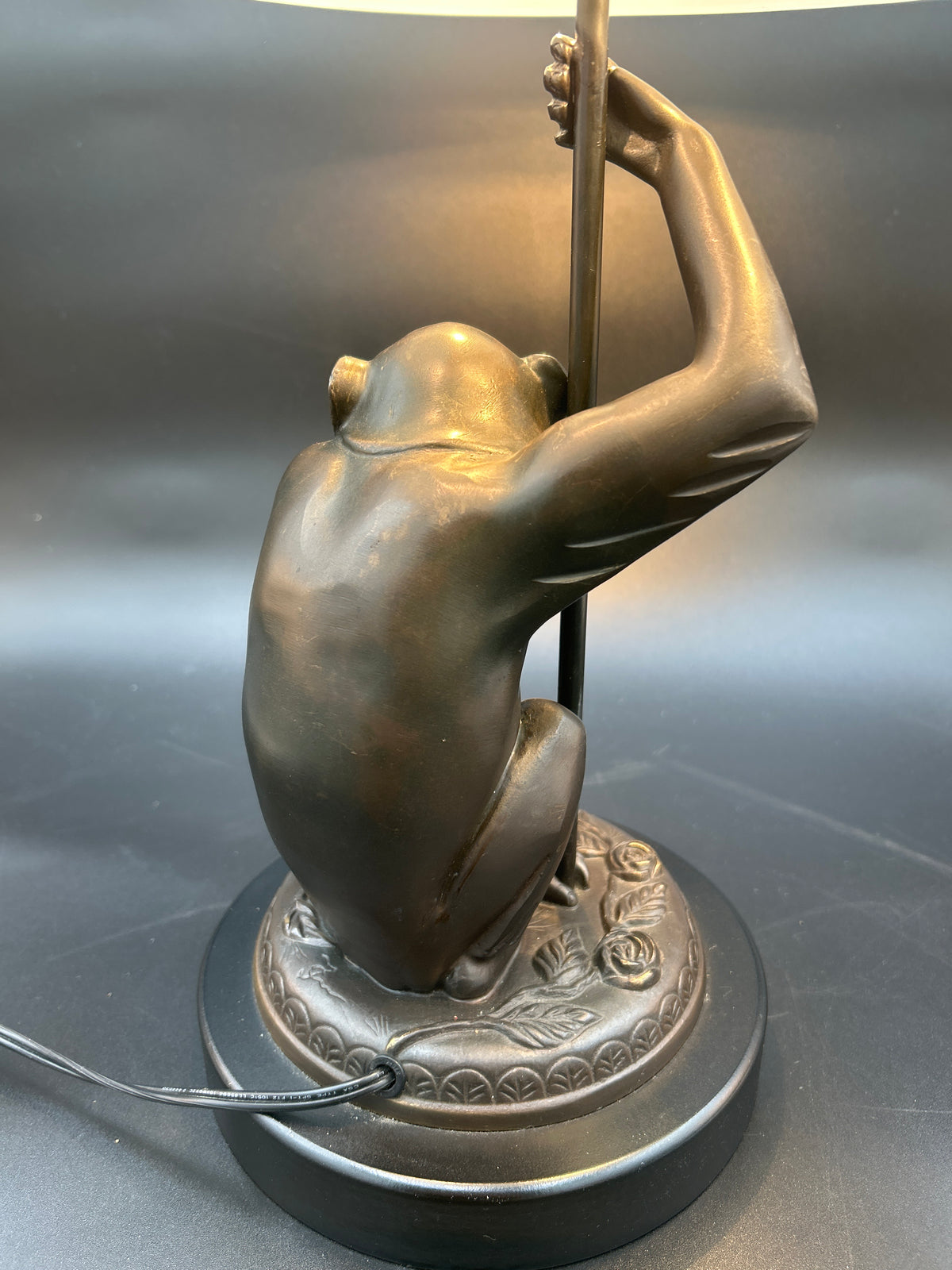 Art Deco Style "Monkey with Umbrella" (La Pluie) Table Lamp – Modern Reproduction after Max Le Verrier