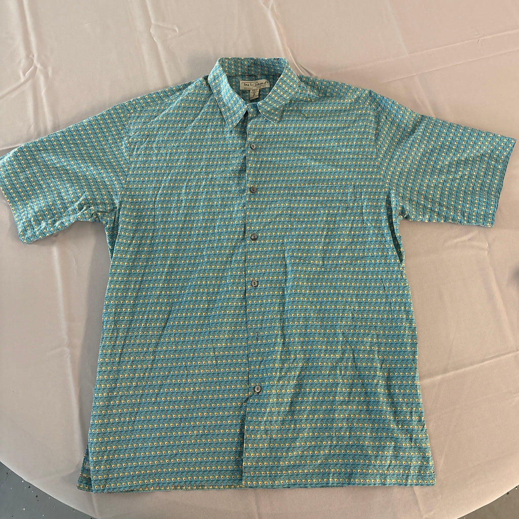 Tory Richard Hawaiian Shirt 100%Cotton short sleeve size M. #5