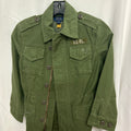 Ralph Lauren Canvas Embroidered Military Jacket Ladies Small (7)