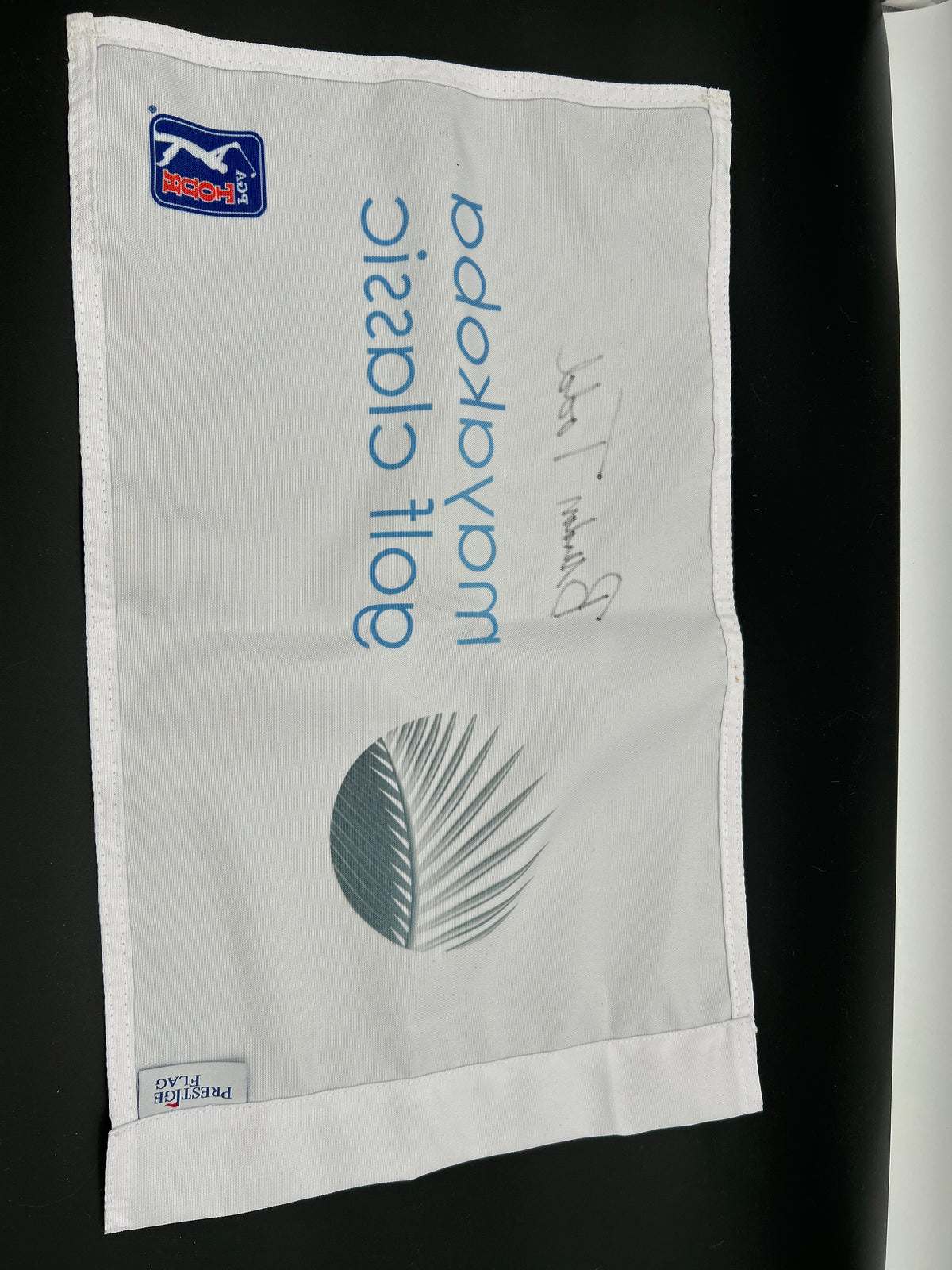 Brendon Todd Signed Mayakoba Golf Classic Pin Flag Autographed PGA Tour El Camaleon