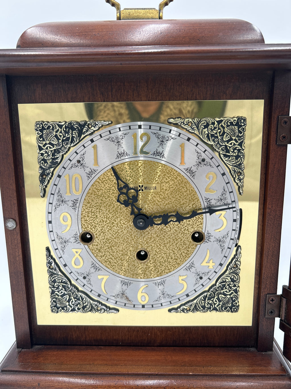 Howard Miller Samuel Watson Mantel Clock 612-429 Triple Chime Mechanical - WITH KEY