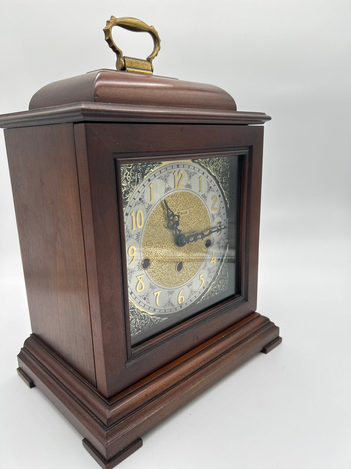 Howard Miller Samuel Watson Mantel Clock 612-429 Triple Chime Mechanical - WITH KEY