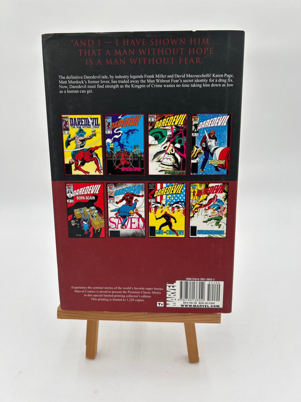 Marvel Premiere Classic Vol 19 Daredevil Born Again Hardcover Limited Variant /1229