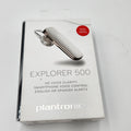 NEW Platronics Explorer 500 Mono Bluetooth Headset WHITE-Rare Discontinued NIB Collector Quality NWB