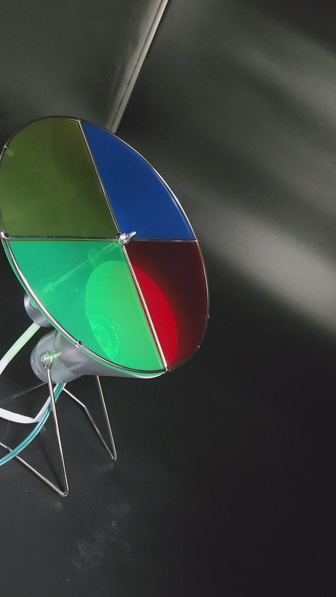 Kurt Adler The Early Years Reproduction of the Nostalgic Color Wheel Light video working lights