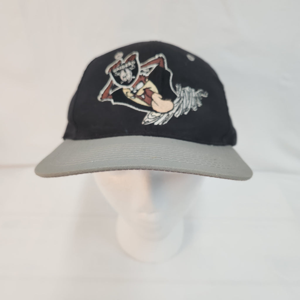 Vintage 1993 Looney Tunes Tasmanian Devil (Taz) Los Angeles Raiders snapback hat