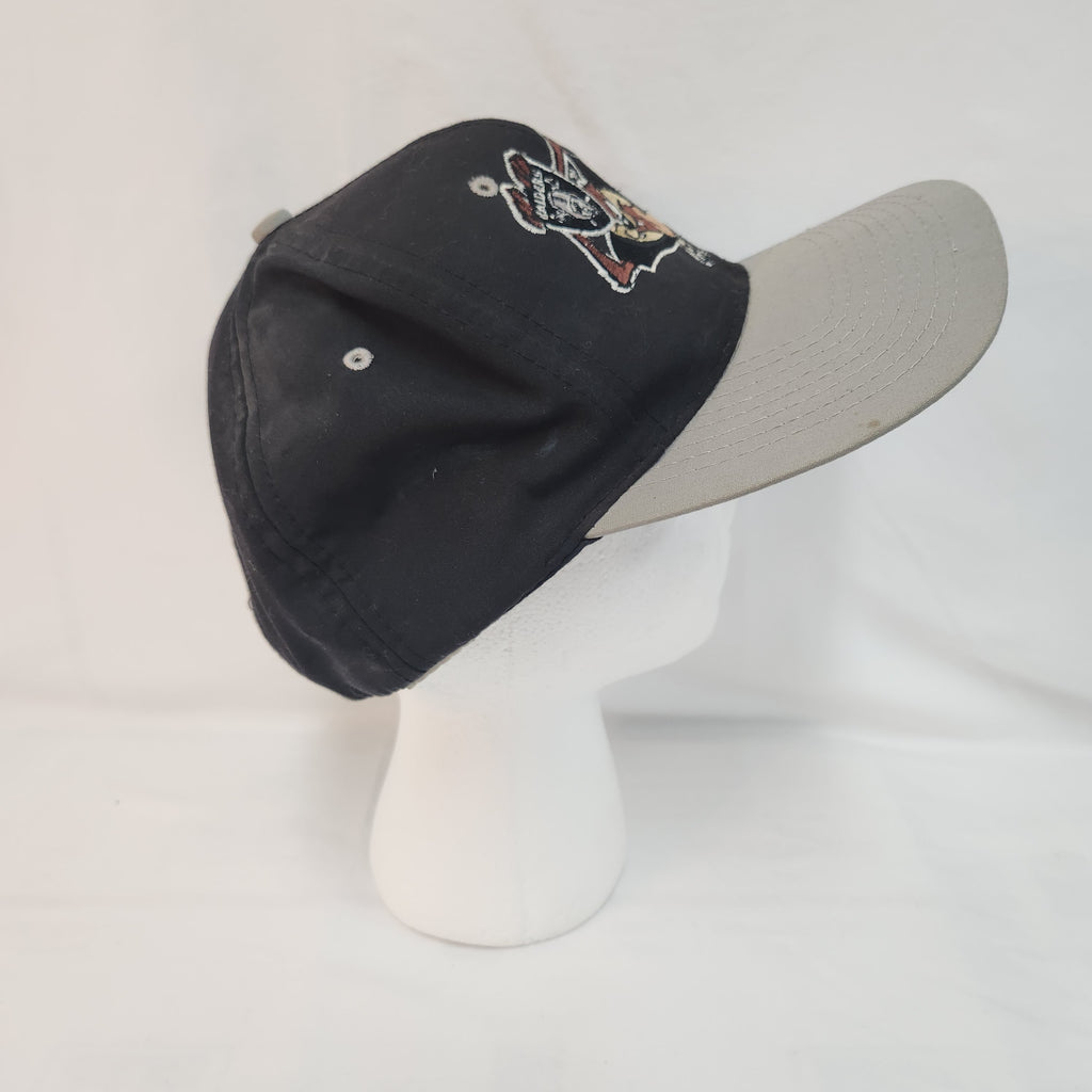 Vintage 1993 Looney Tunes Tasmanian Devil (Taz) Los Angeles Raiders snapback hat