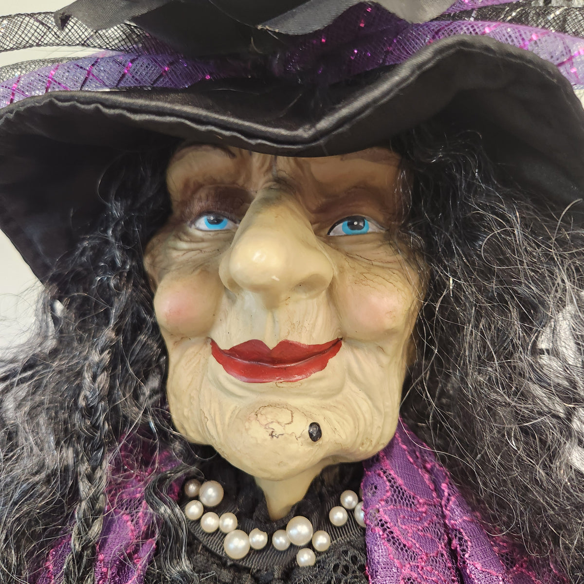 51" Deluxe Standing Halloween Witch Figure – Windy Hill Collection Style – Excellent Condition