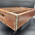Vintage 24 Slot Dr Pepper Wooden Soda Crate Divided Box Crate 1950s/1960s