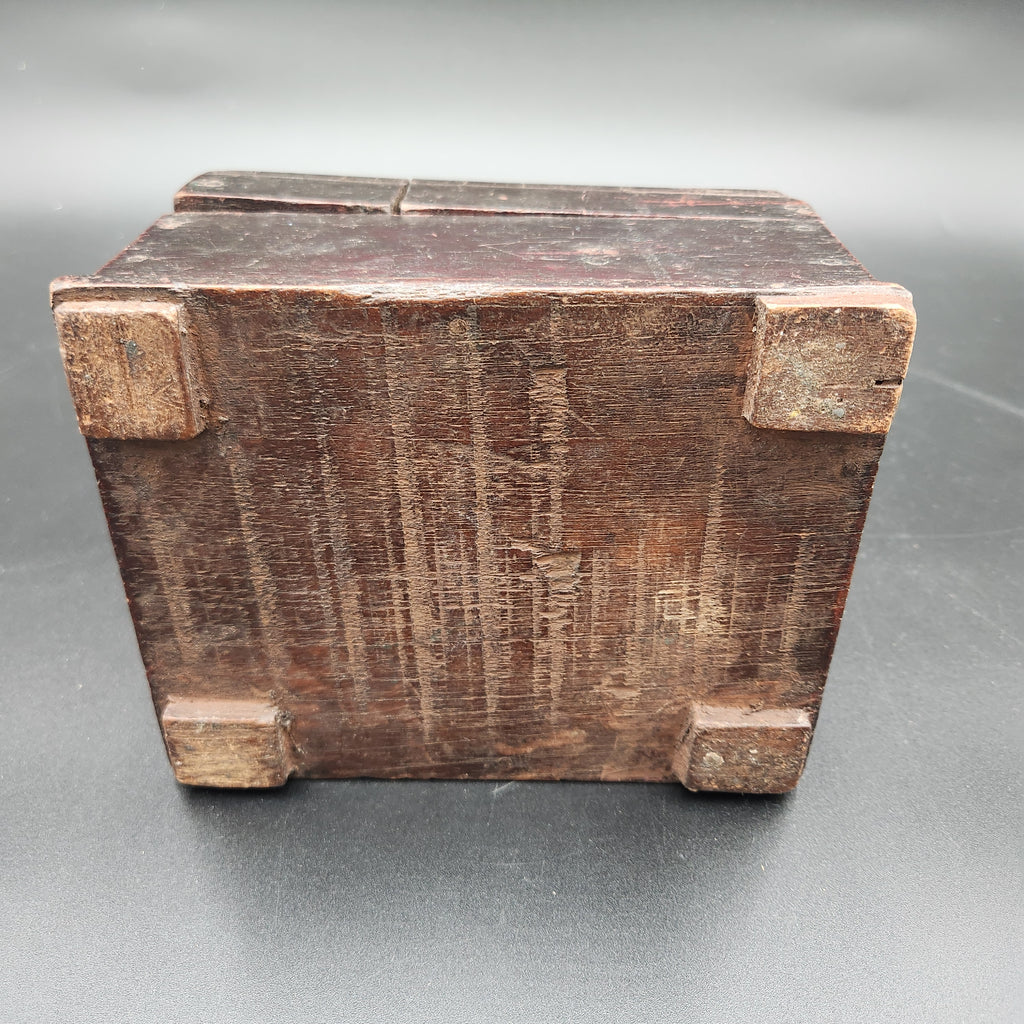 Antique East Asian Traveling Shaving Box / Tabletop Vanity Dressing Chest Vintage