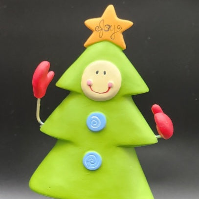Lori Mitchell Chrissy Christmas Tree Figurine 135311 Retired 2005 Folk Art ESC 11.5"