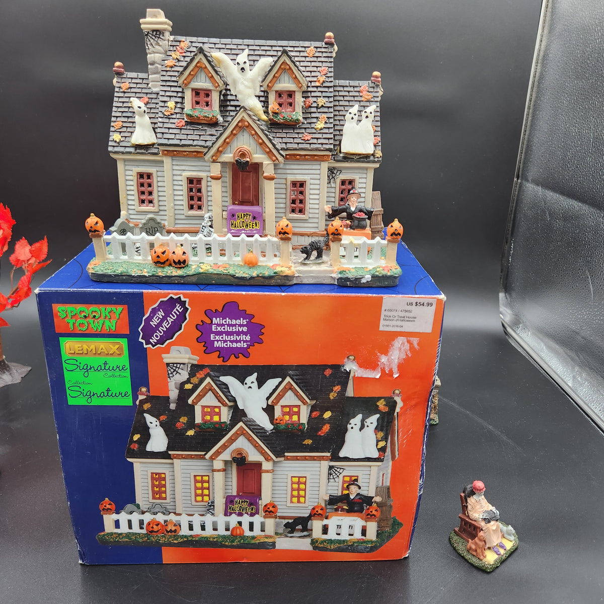 Lemax Spooky Town "Autumn Harvest & Town Square" Mega Village Bundle — 100% Complete in Box (CIB)