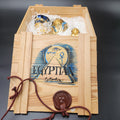 VTG 1999 Kurt S. Adler Polonaise "Egyptian Collection" 4 Pc. Ornament Set Crate INTACT WAX SEAL