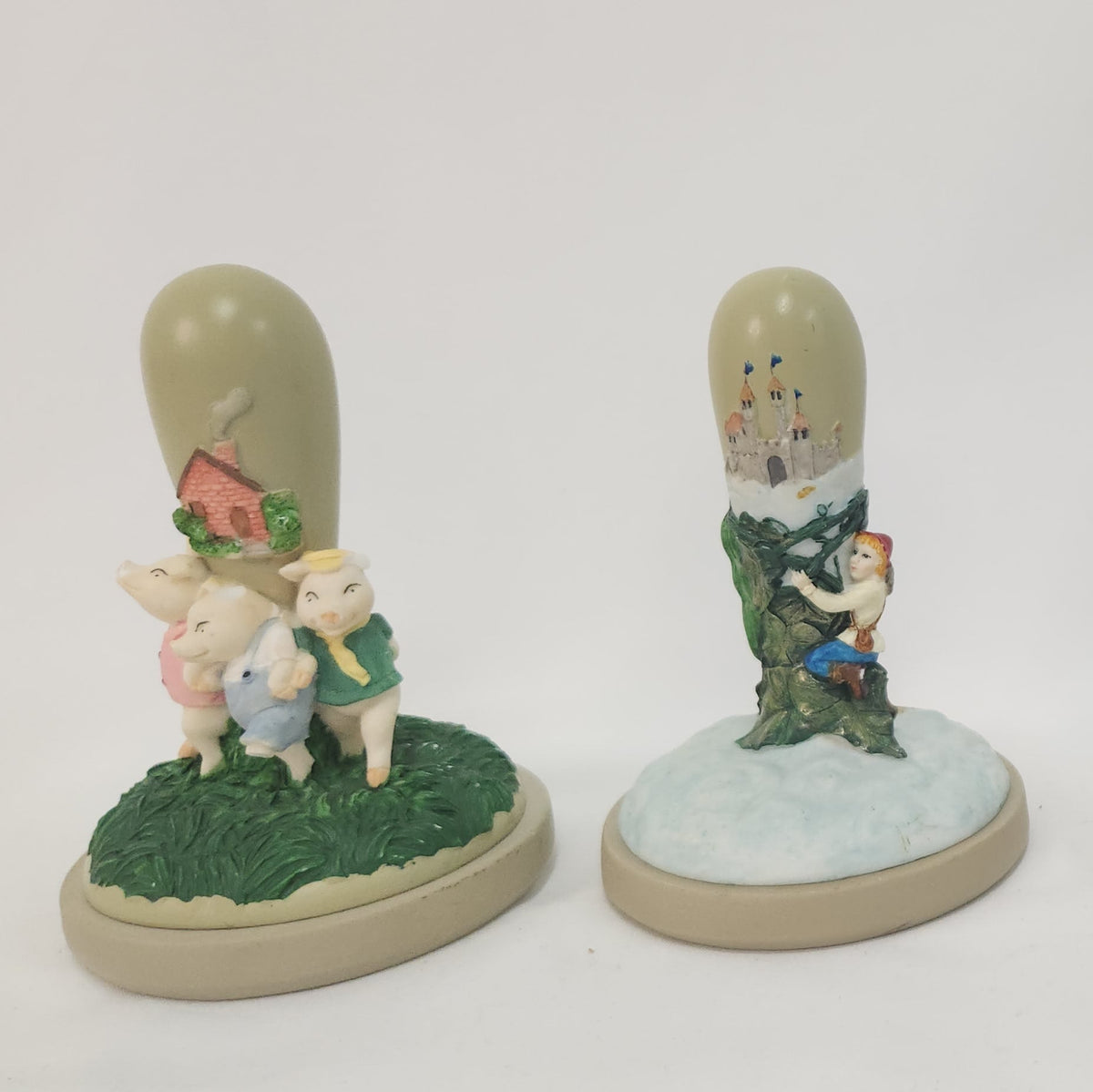 VTG Brown Bag Cookie Stamp Art Set of 4 Fairy Tale Collection Vintage (Hill Design)