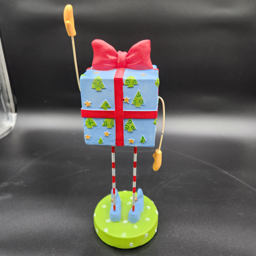 Lori Mitchell Christmas Present Figurine 135313 Retired 2005 Folk Art ESC Co