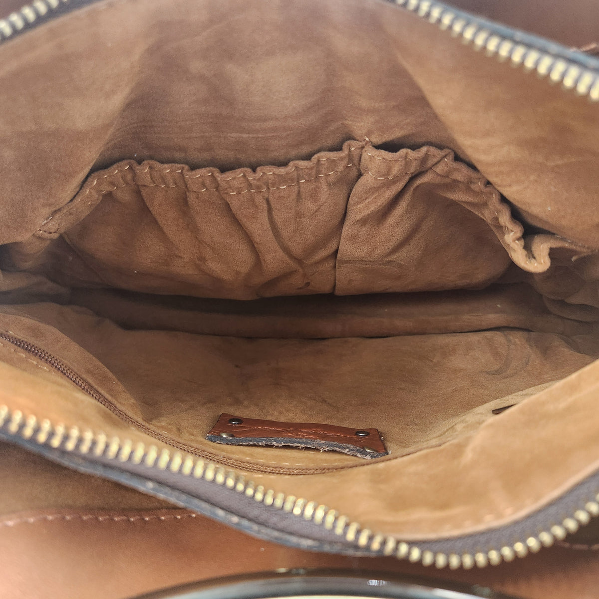 Patricia Nash Birds of Paradise Leather Satchel Bag & Coin Purse Set Dustbag