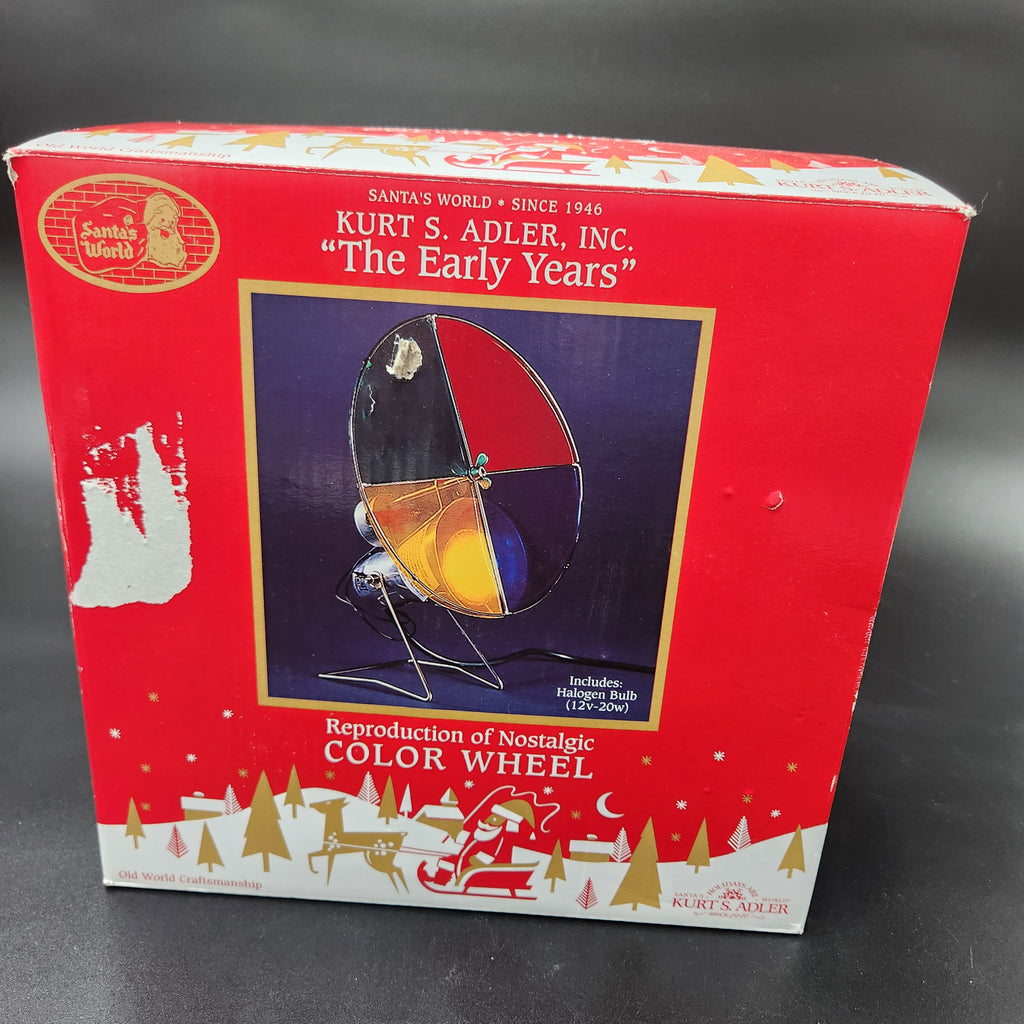 Kurt Adler The Early Years Reproduction of the Nostalgic Color Wheel Light-TESTED WORKS