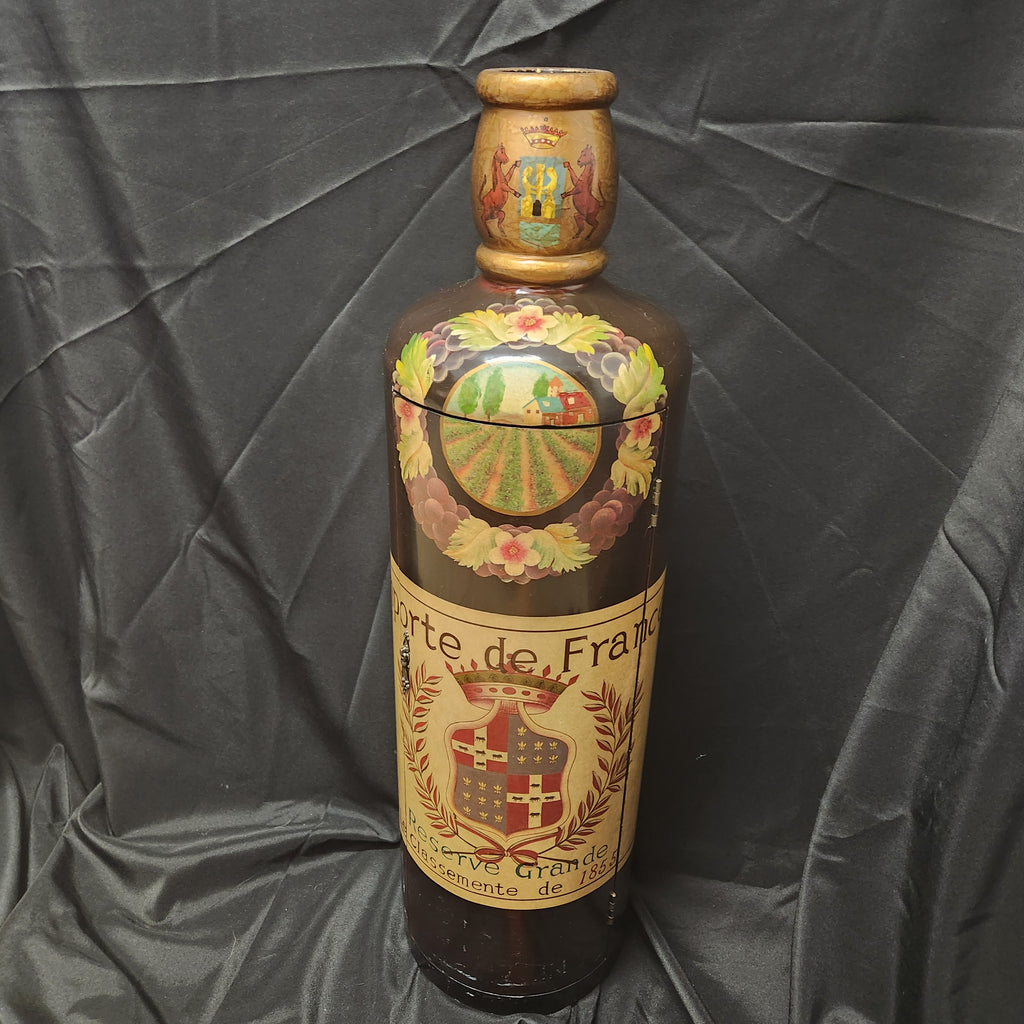 Vintage Bombay Co Wooden Wine Bottle Bar Cabinet - Excellent Condition