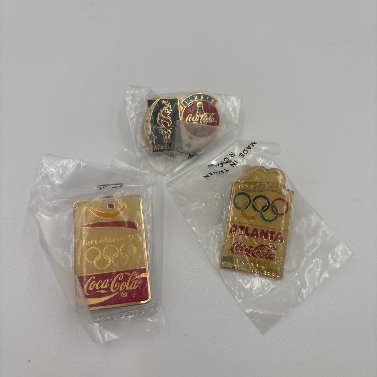 Vintage Coca Cola Olympic Pins (3)